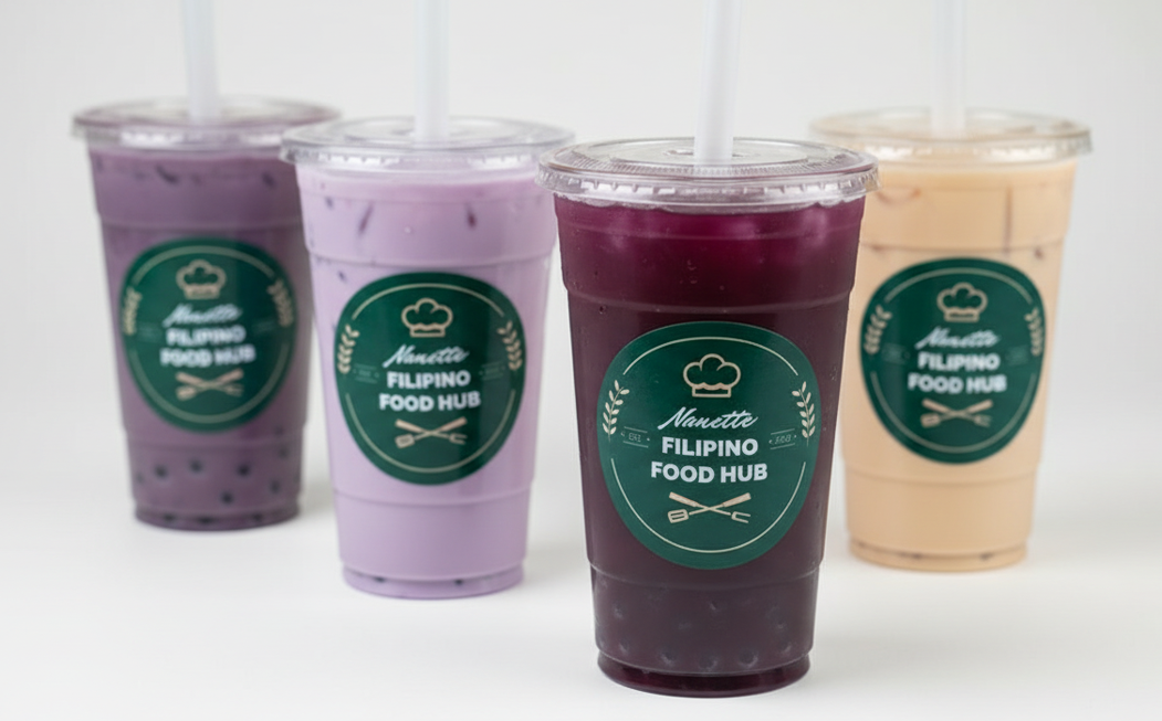 Boba and Smoothies Background